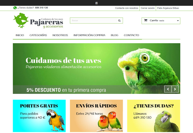 Pajareras y Accesorios