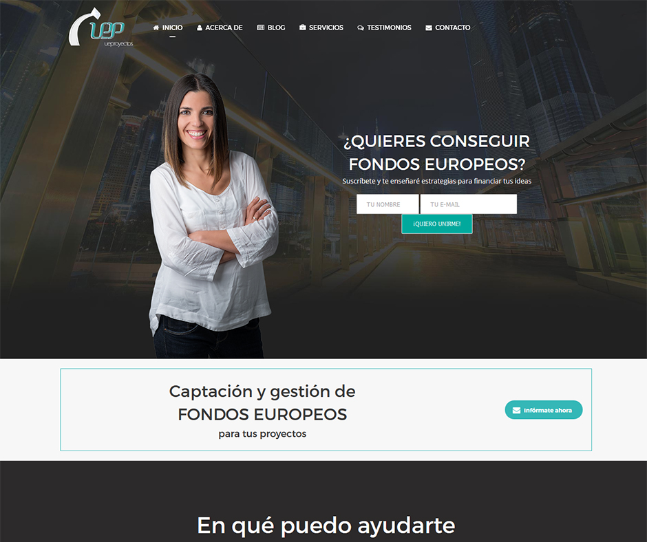 diseño web euproyectos