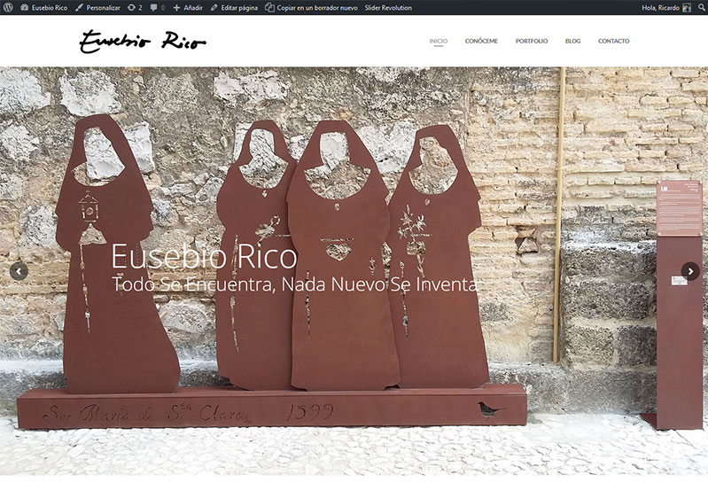 diseño web eusebio Rico