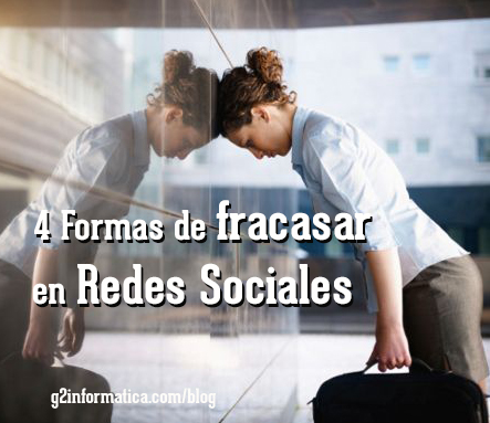 fracasar en redes sociales