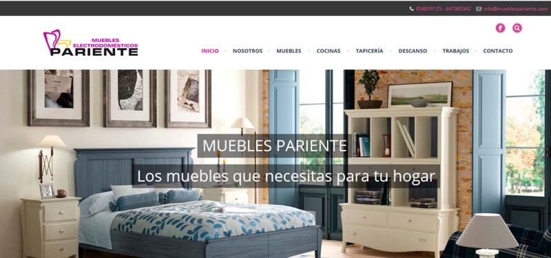 diseño web muebles_pariente